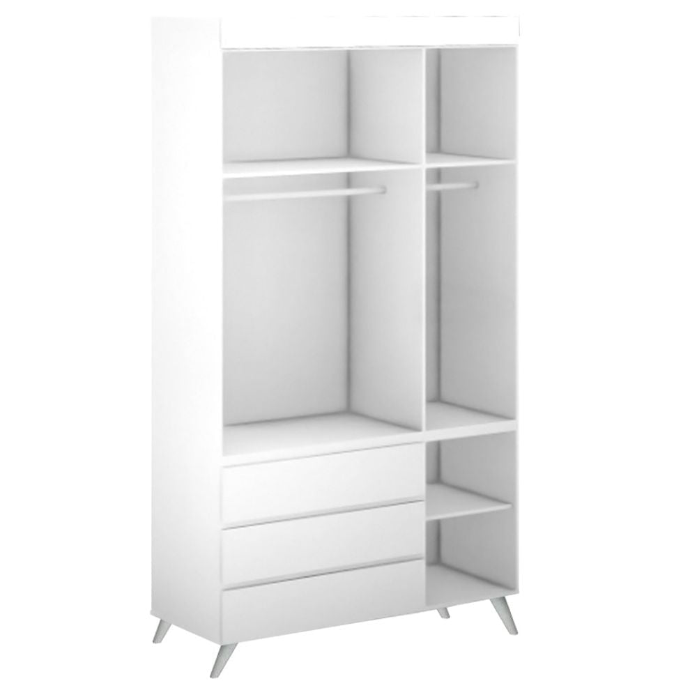 Guarda Roupa Infantil Viena Branco Fosco