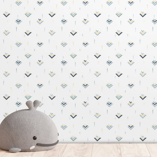 Papel de Parede Infantil Gaivota Azul