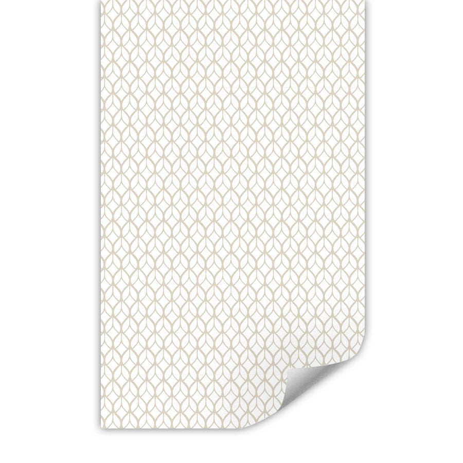 Papel de Parede Infantil Folhas Invertido Bege