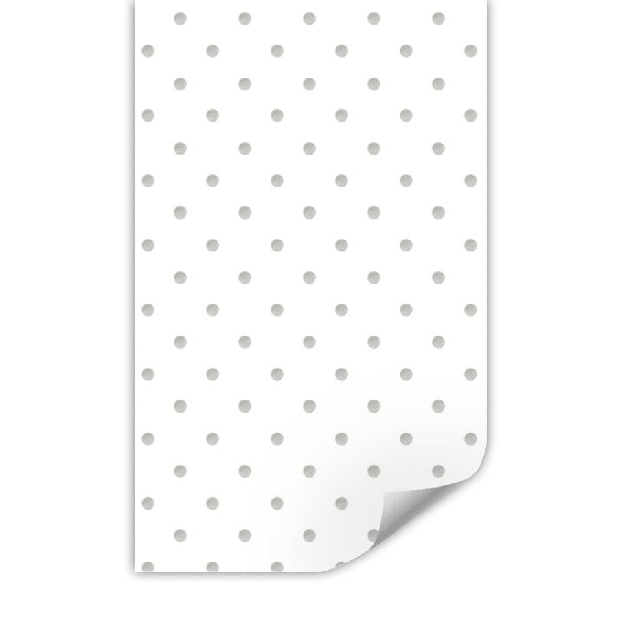 Papel de Parede Poá Aquarela Cinza