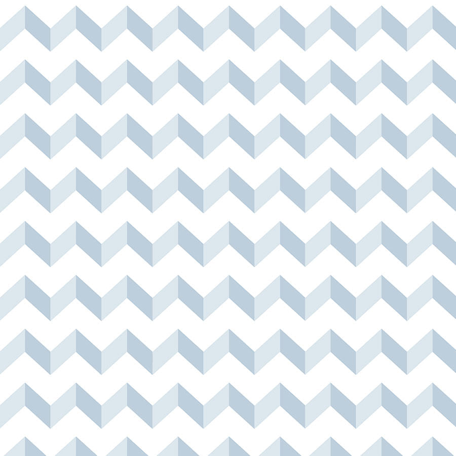 Papel de Parede Infantil Chevron Azul Claro