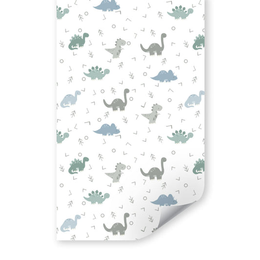 Papel de Parede Infantil Dino Verde