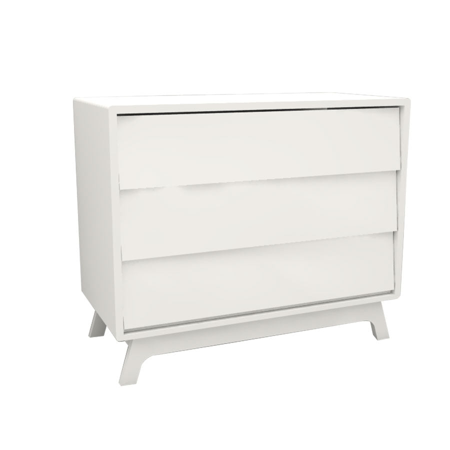 Cômoda de Bebê Raika 3 Gavetas Branco