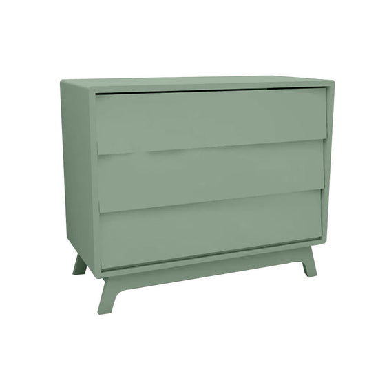 Cômoda de Bebê Raika 3 Gavetas Verde Jardim