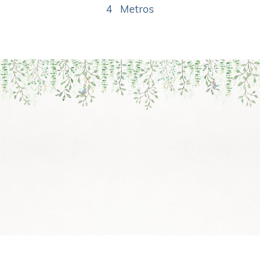 Papel de Parede Infantil Jardim Suspenso - Mural