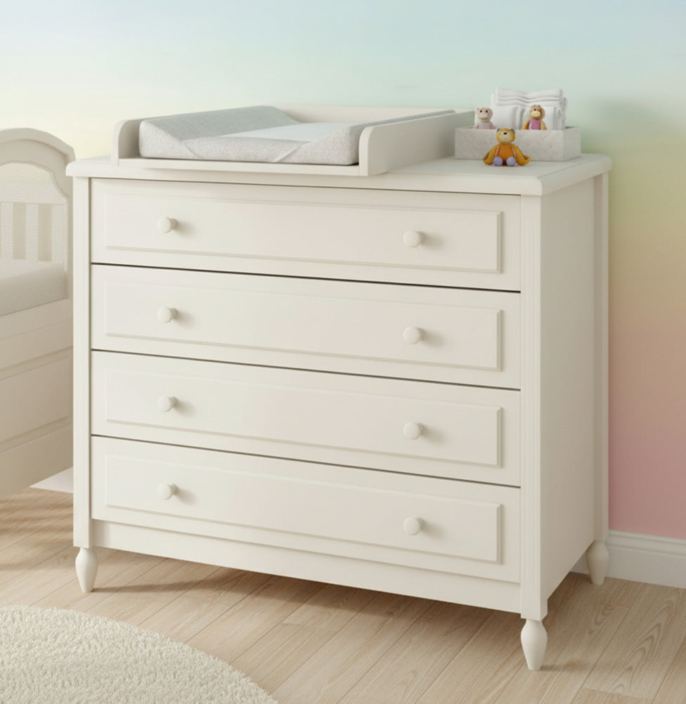 Cômoda de Bebê La Vie Areia 4 Gavetas