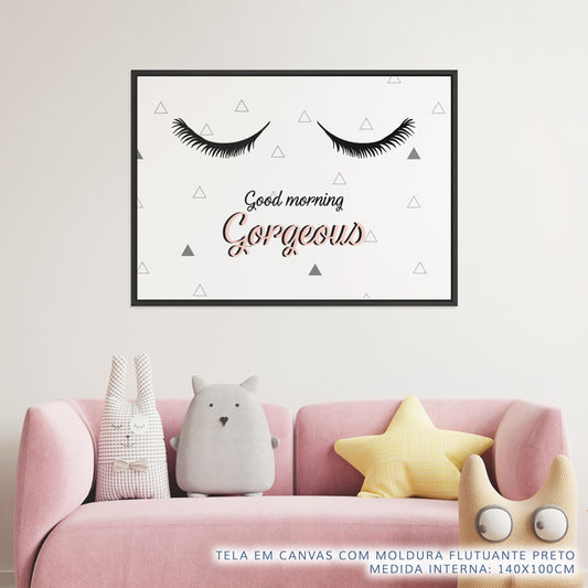 Quadro Infantil Good Morning Gorgeous Rose