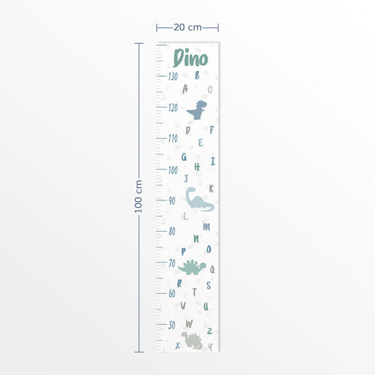 Régua de Crescimento Dino ABC Malva