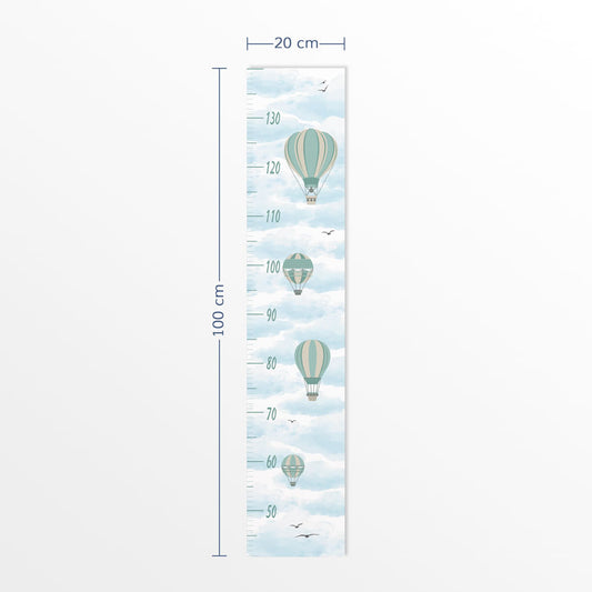 Régua de Crescimento Balão no céu Malva