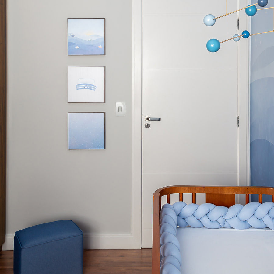 Quadro Infantil Barquinhos de Papel no Mar