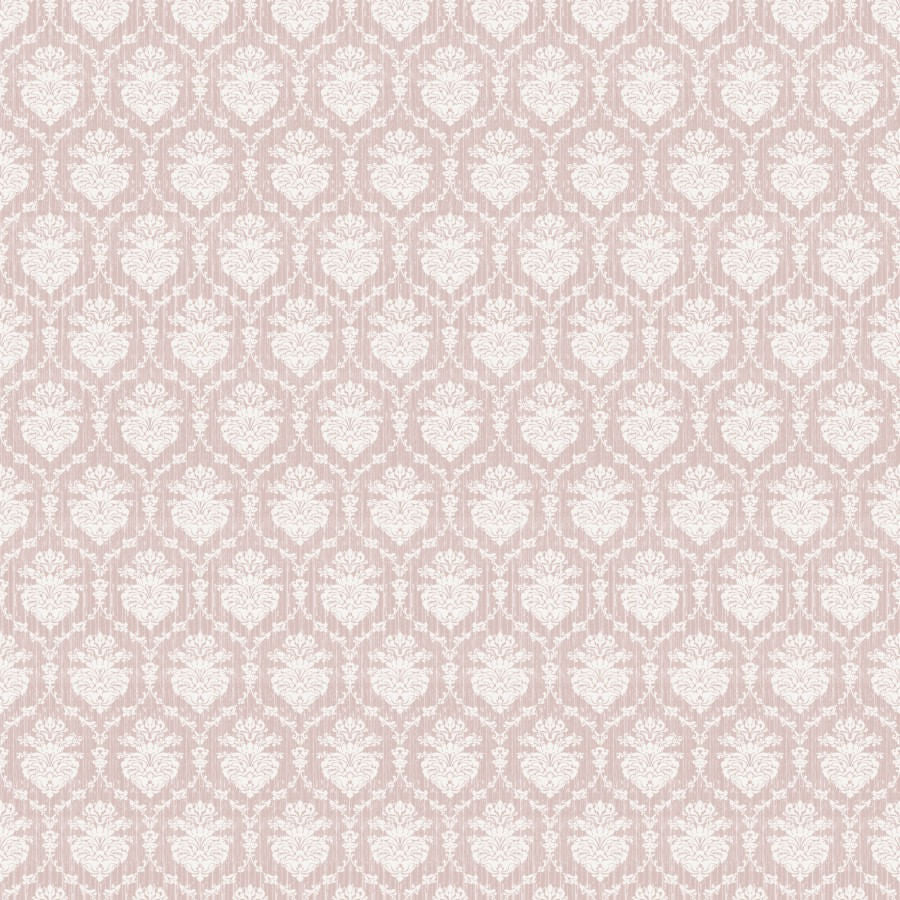 Papel de Parede Arabesco Classic Rosa Chá