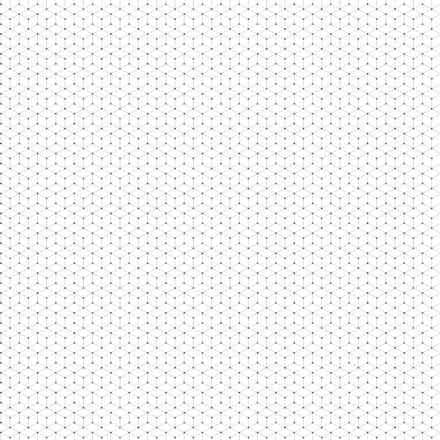 Papel de Parede Polígono com Pontos Preto