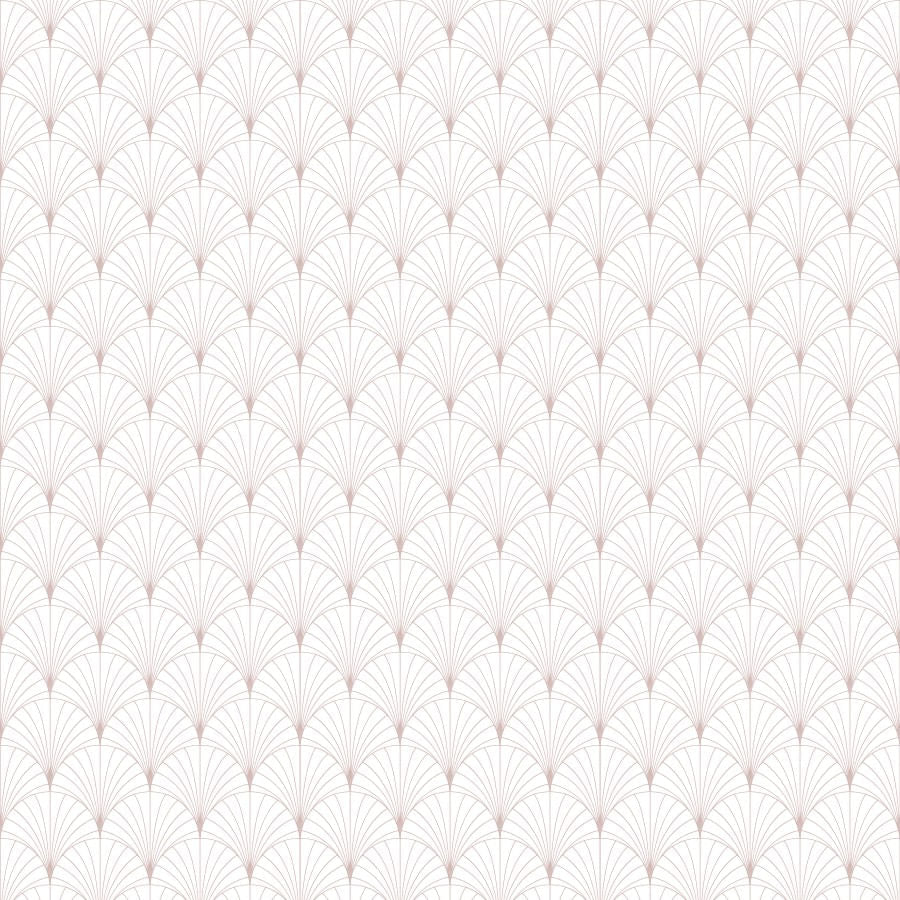 Papel de Parede Leque Rosa Chá