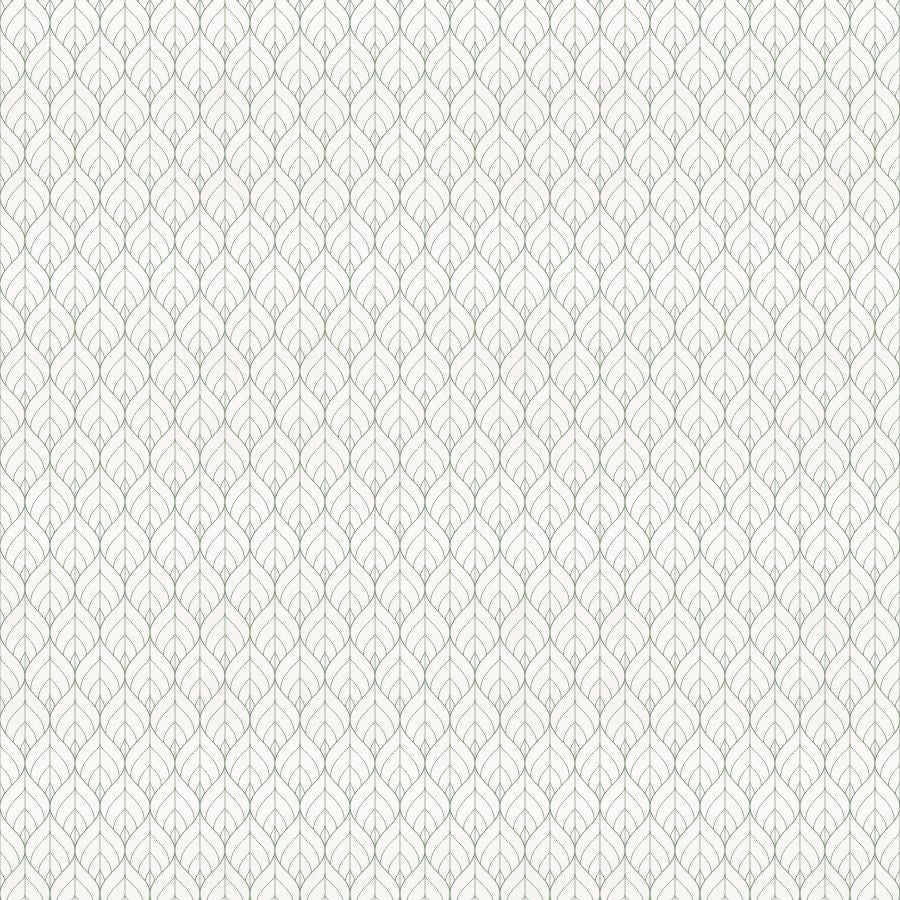 Papel de Parede Folhas Classic Verde Seco