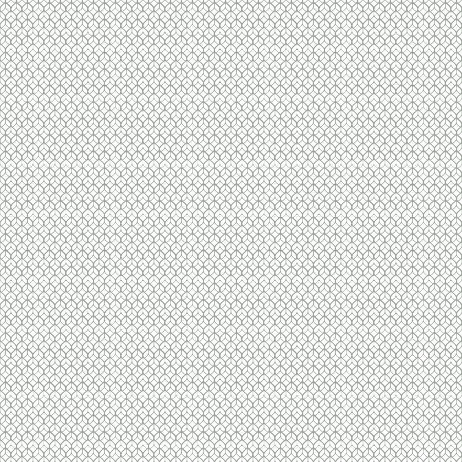 Papel de Parede Folhas Médio Cinza