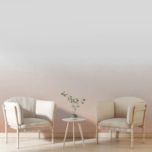 Papel de Parede Infantil Degradê Coral