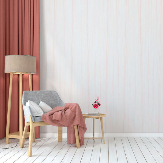 Papel de Parede Infantil Madeira Classic Rosa Lichia