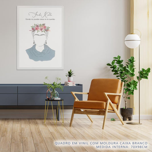 Quadro Frida Kahlo Azul