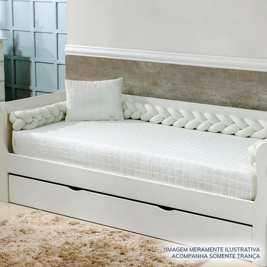 Trança 4m para Berço e Cama Cru