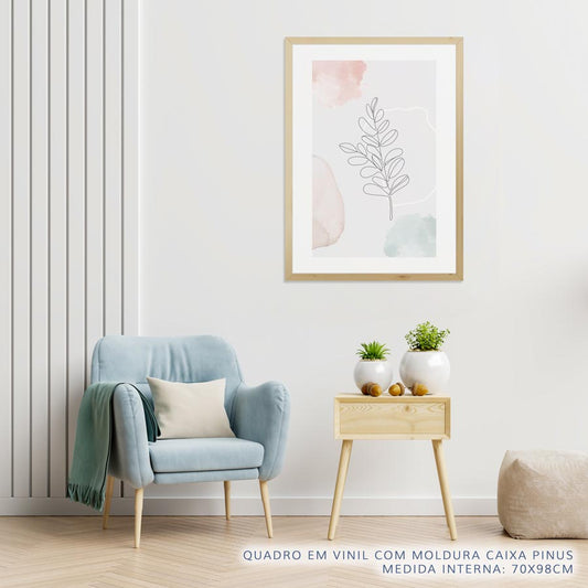 Quadro Minimalista Folha