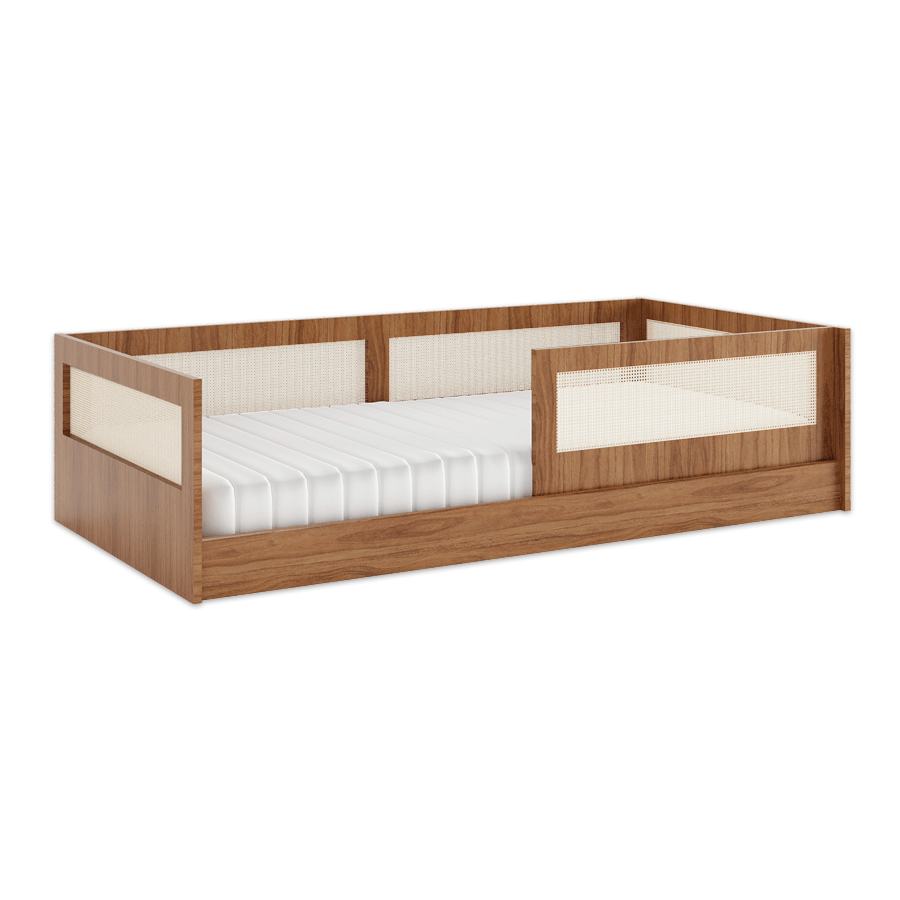 Cama Sofá Haus Nature com Palha 2 em 1 - Freijó