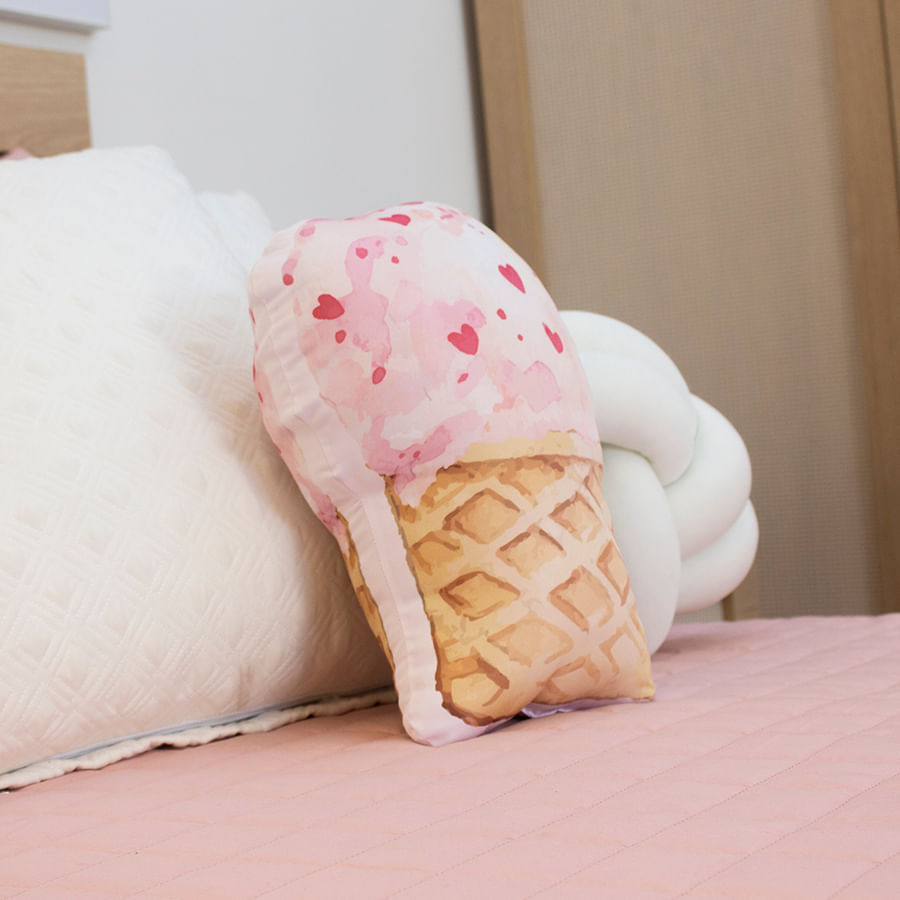 Almofada Infantil Formato Sorvete