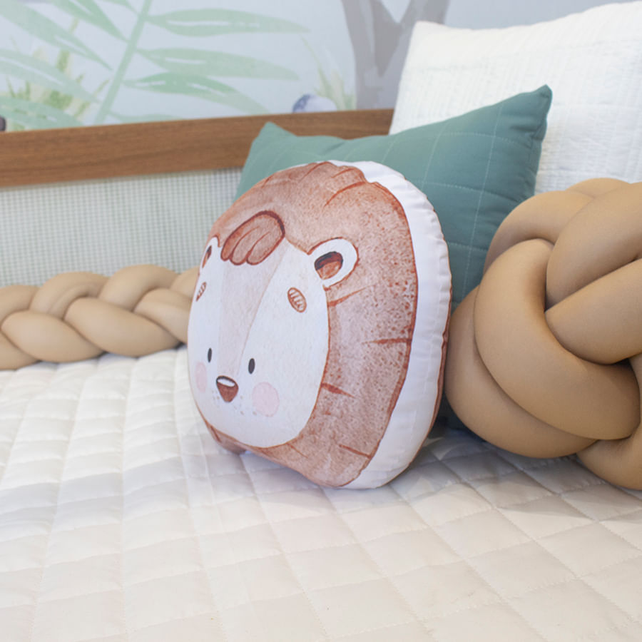 Almofada Infantil Formato Leão