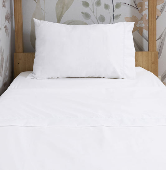 Kit Fronhas de Solteiro Basic 2 Peças - Branco