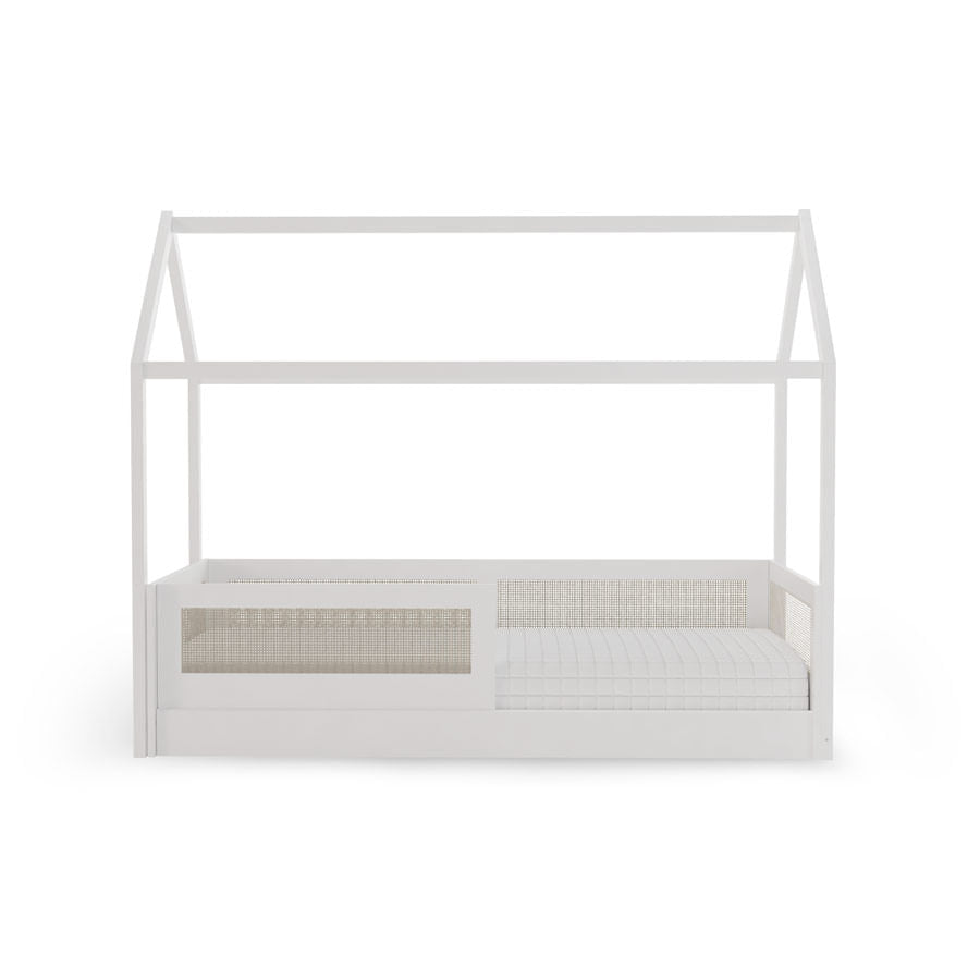 Cama Sofá Haus Nature Casinha Palha 2 em 1 - Branco