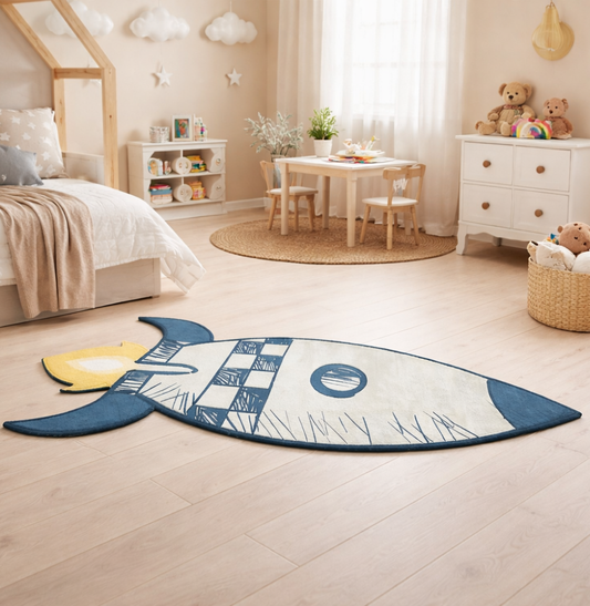 Tapete Infantil Foguete Playmat