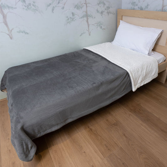 Cobertor Soft - Cinza