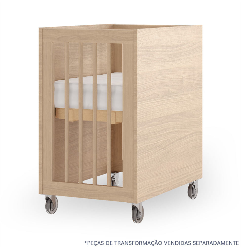 Berço Haus Nature 3 em 1 - Carvalho