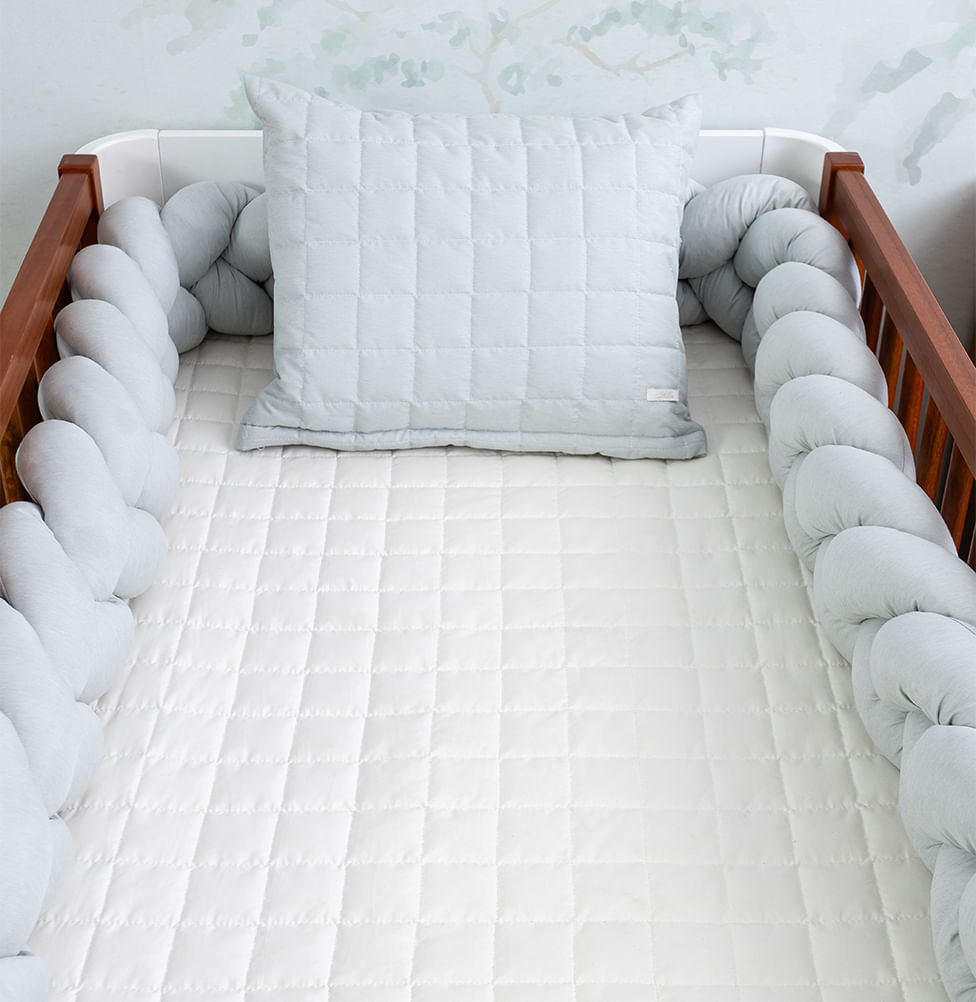 Almofada Quadradinho Chambre 40x30cm - Verde Mescla