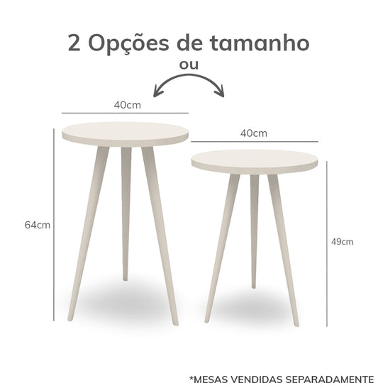 Mesa de Apoio Viena - Greige