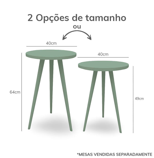 Mesa de Apoio Viena - Verde Jardim