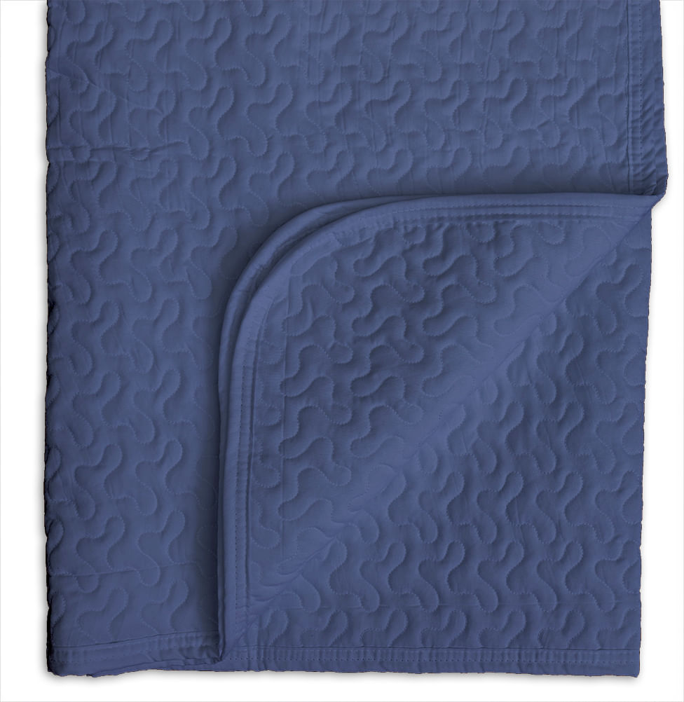 Colcha Para Berço Infinity - Azul Jeans