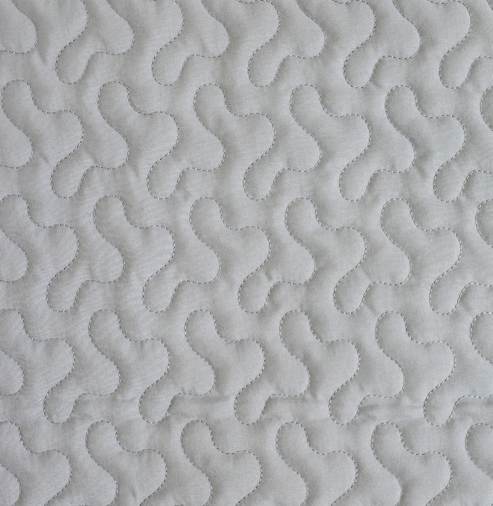 Kit Colcha Infinity 2 Peças - Cinza