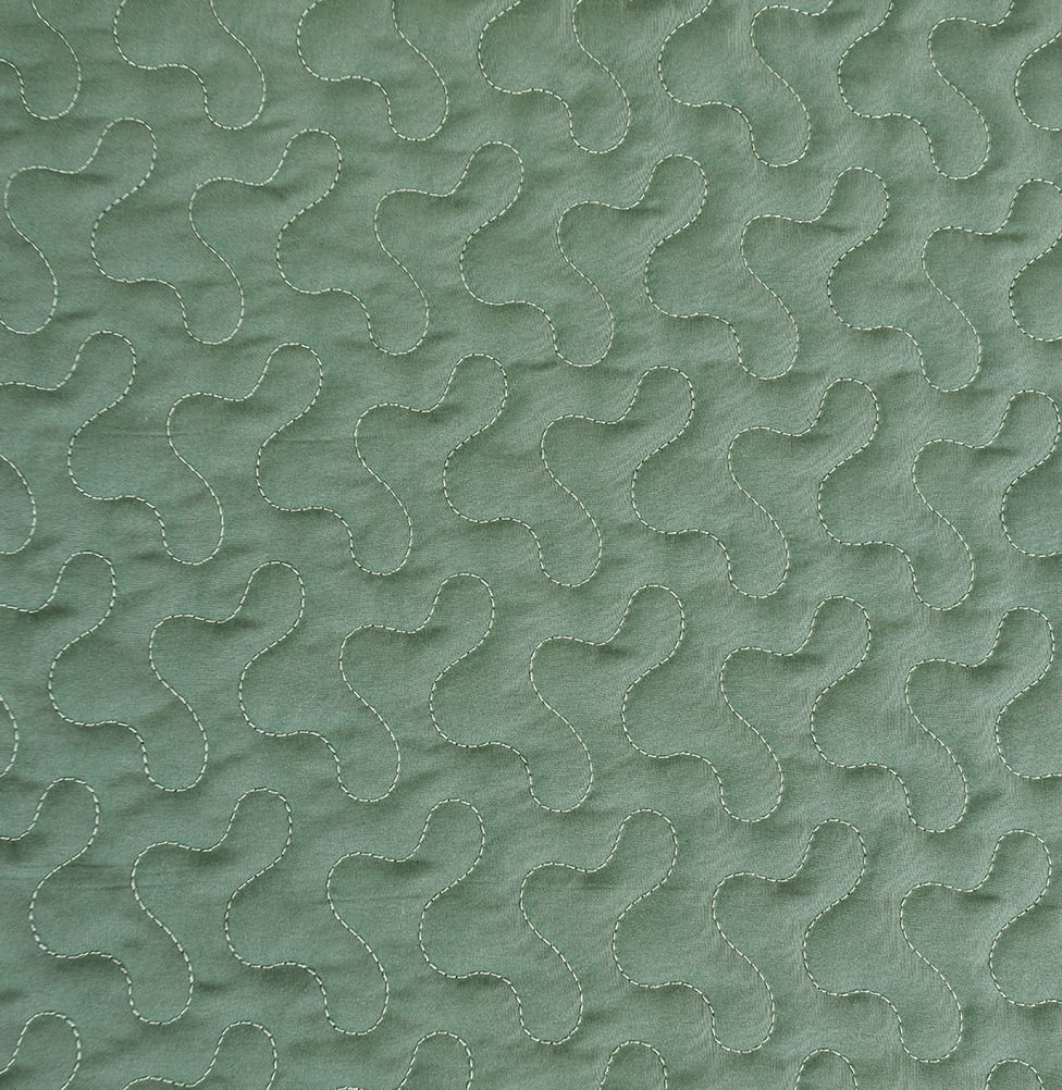 Kit Colcha Infinity 2 Peças - Verde Seco