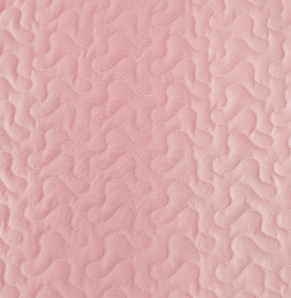 Colcha Com Elástico Para Berço Infinity - Rosa Chá