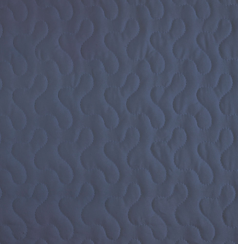 Colcha de Solteiro com Elástico Infinity - Azul Jeans