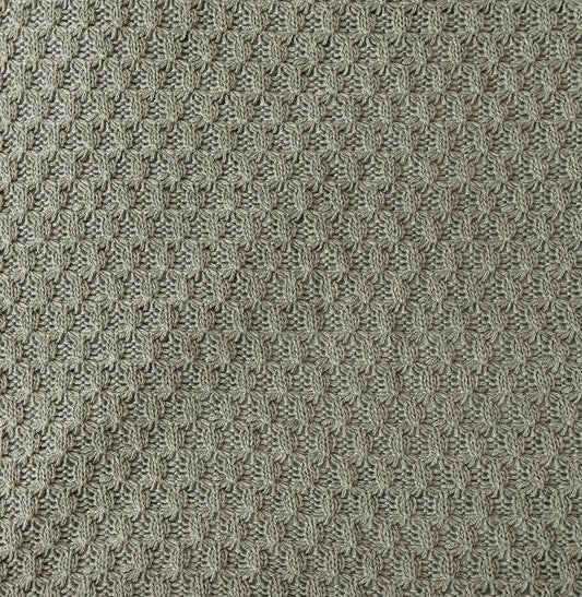 Manta Peseira Tricot Colmeia - Verde Malva