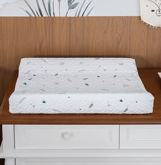 Trocador Bordado Ramos - Branco