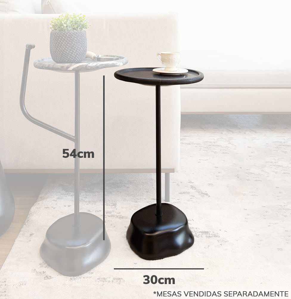 Mesa Lateral Rock Nero - 54cm