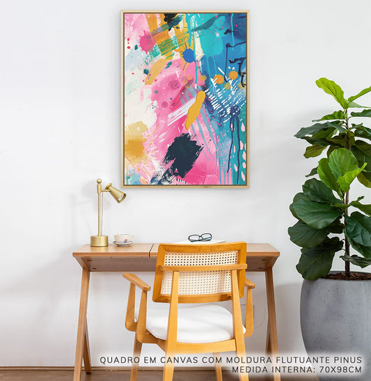 Quadro Um dia Colorido Direita – Vertical