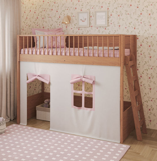 Cama Infantil Mezanino Slim - Freijó