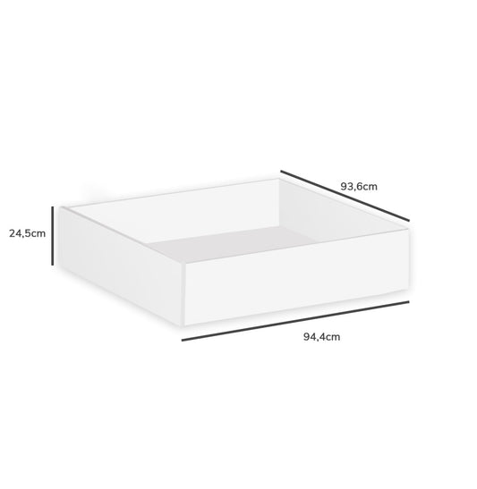 Conjunto 2 Gavetas Slim - Branco