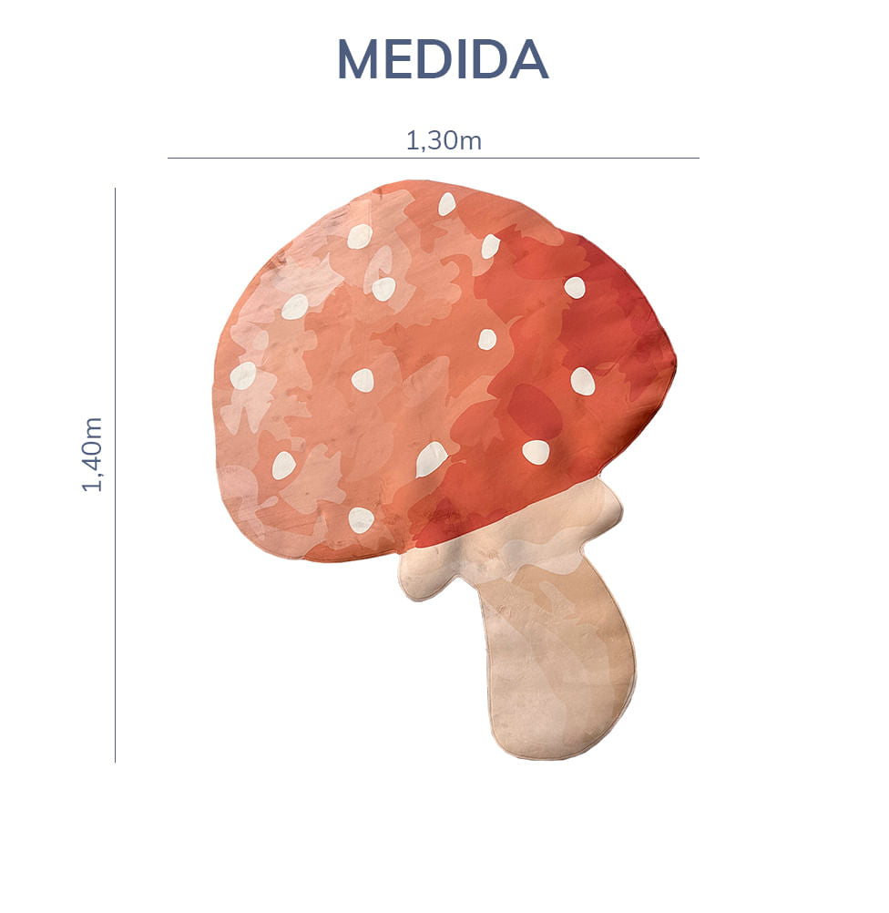 Tapete Infantil Cogumelo Playmat