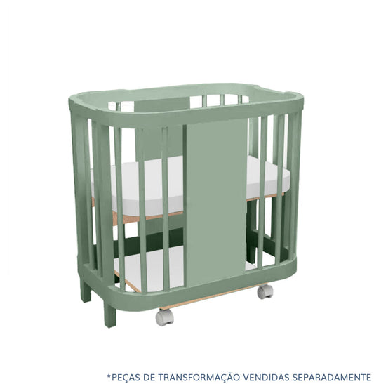 Kit de Transformação Para Mini Berço Raika - Verde Jardim