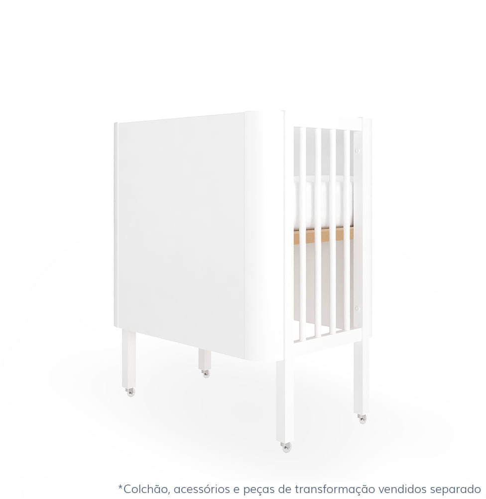 Kit de Transformação Para Mini Berço Nord - Branco