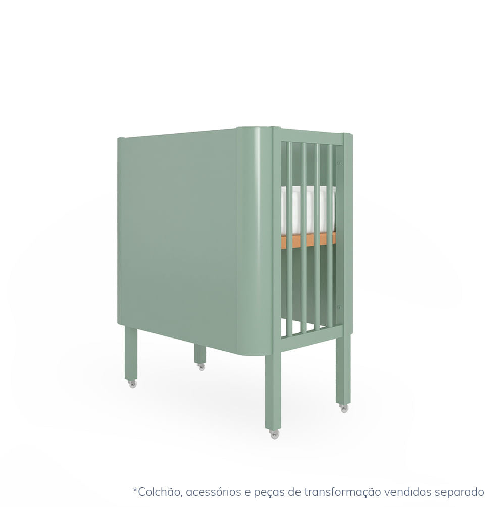 Kit de Transformação Para Mini Berço Nord - Verde Jardim